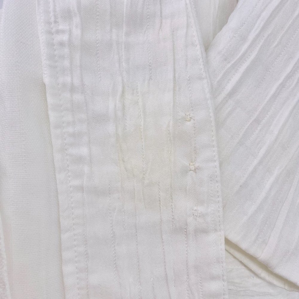 Dress Barn Textured White with Sheen Blazer - Picture 8 of 8